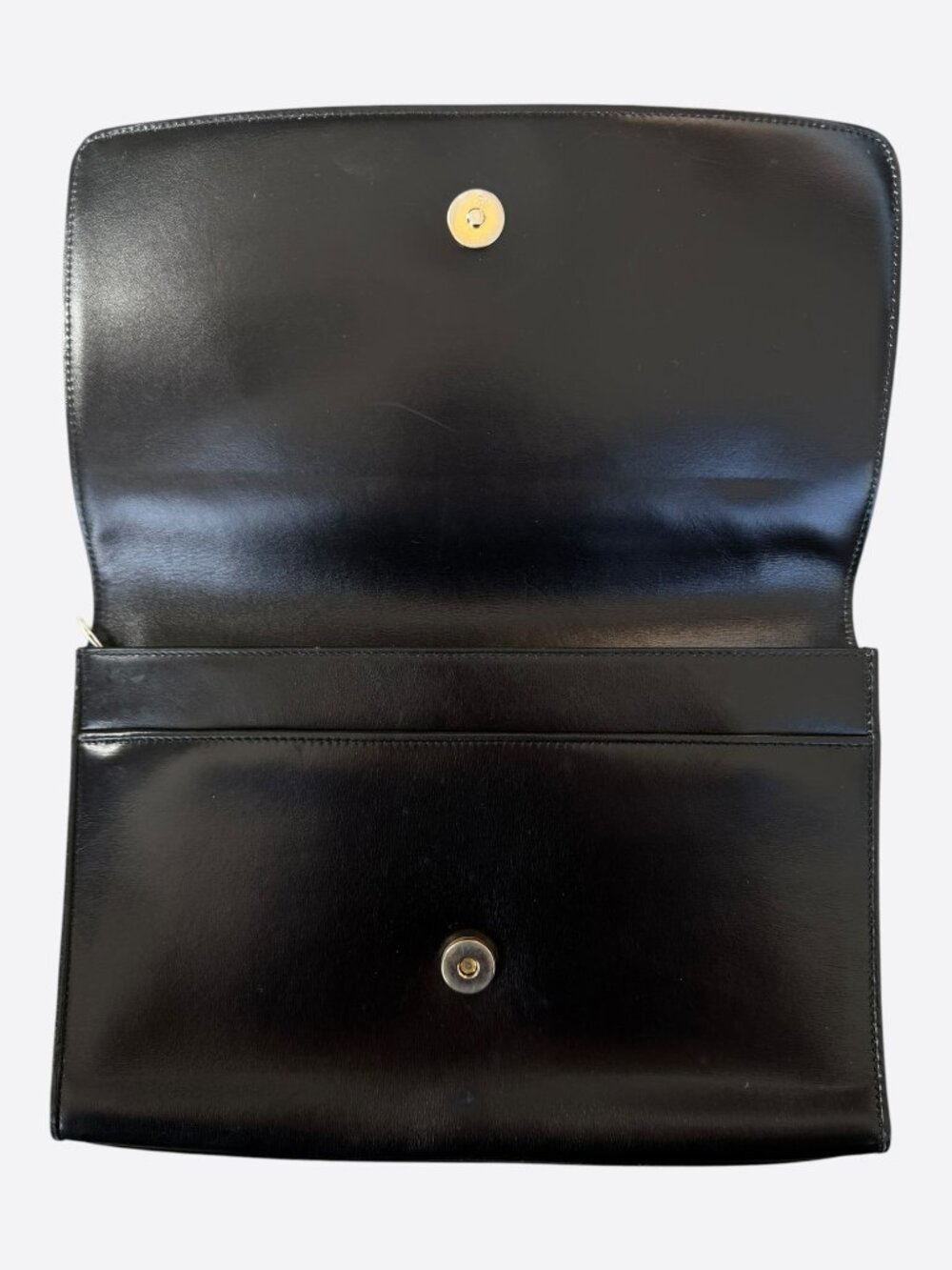 Celine Black & Gold Clutch - Picture 3 of 5